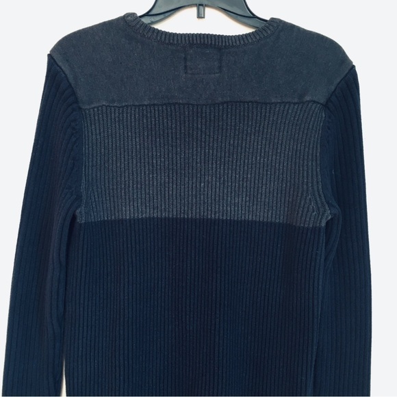Calvin Klein Men's Blue Crewneck Knit Pullover Sweater - Picture 5 of 13